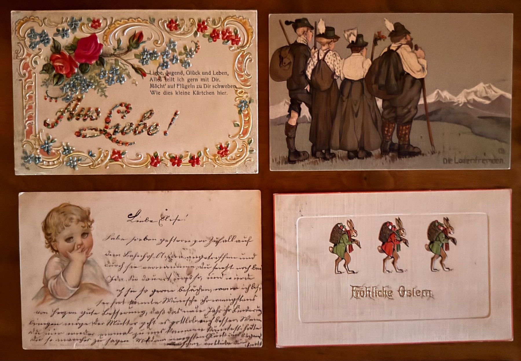 Cartoline postali: 19 Stück Alte Postkarten – Usato da Andwil SG venduto da Ariisa1234 1