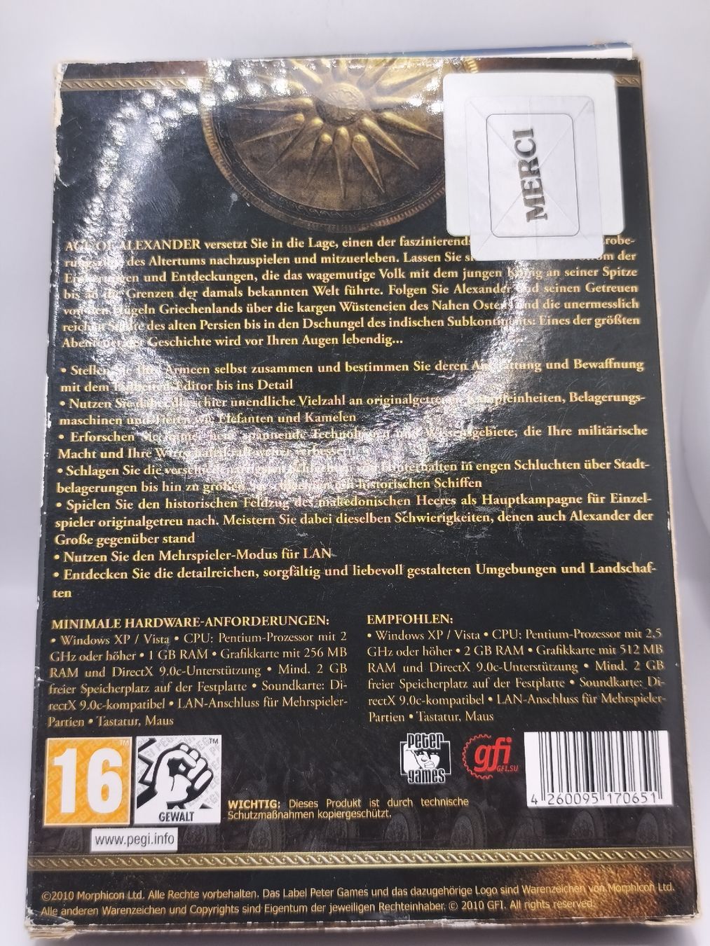 Microsoft Spiele: Jeu PC Age of Alexander DVD  – Gebraucht aus Conthey von Th3gr4yf0x 2