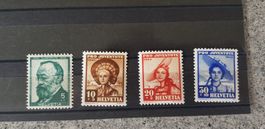 Pro Juventute Briefmarken postfrisch Jahrgang 1940