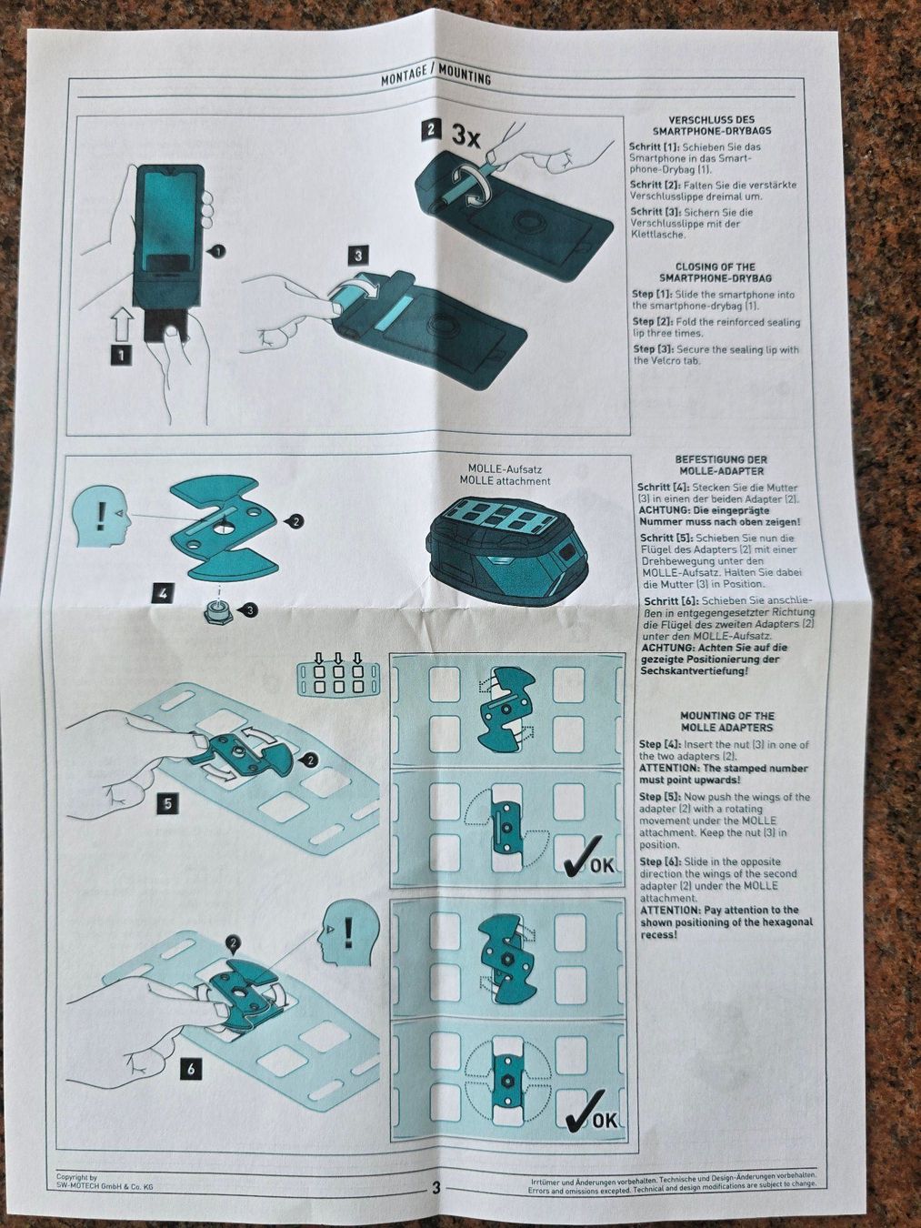 Taschen: SW-Mototech Smartphone Drybag – Gebraucht aus Hünibach von Trolli6 3