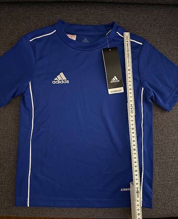 NEU - Set adidas (Core 18) T-Shirt und Shorts Gr. 128 blau
