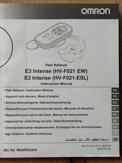 Omron Appareils de massage: OMRON 3 Intense/Transkutane Elektronische Nerven Stimulation – D'occasion à Adligenswil par bwi_h8nr 1