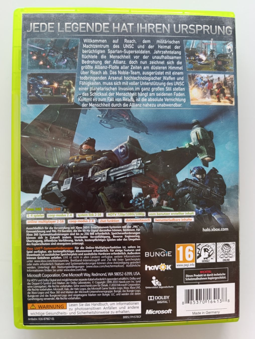 Microsoft Giochi: Xbox 360: Halo Reach – Usato da Zermatt venduto da MrsMrRabbit 1