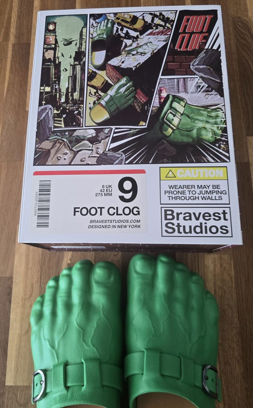 Scarpe da uomo: Bravest Studios Foot Clog – Nuovo e nell'imballaggio originale da Gattikon venduto da D.A.G. 2