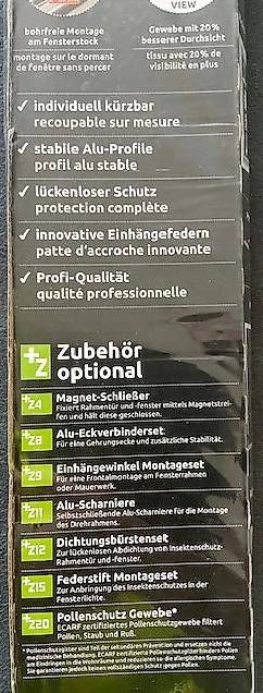 Altro per la casa: Windhager Insekten STOP Fenster – Nuovo e nell'imballaggio originale da Au SG venduto da Ernsti54 4