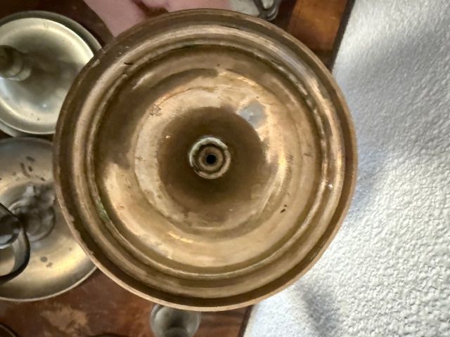 Portacandele: Diverse Antiker Messing/ versilbert  Kerzenständern 7 Stuck – Usato da Buchs ZH venduto da Sten7 9