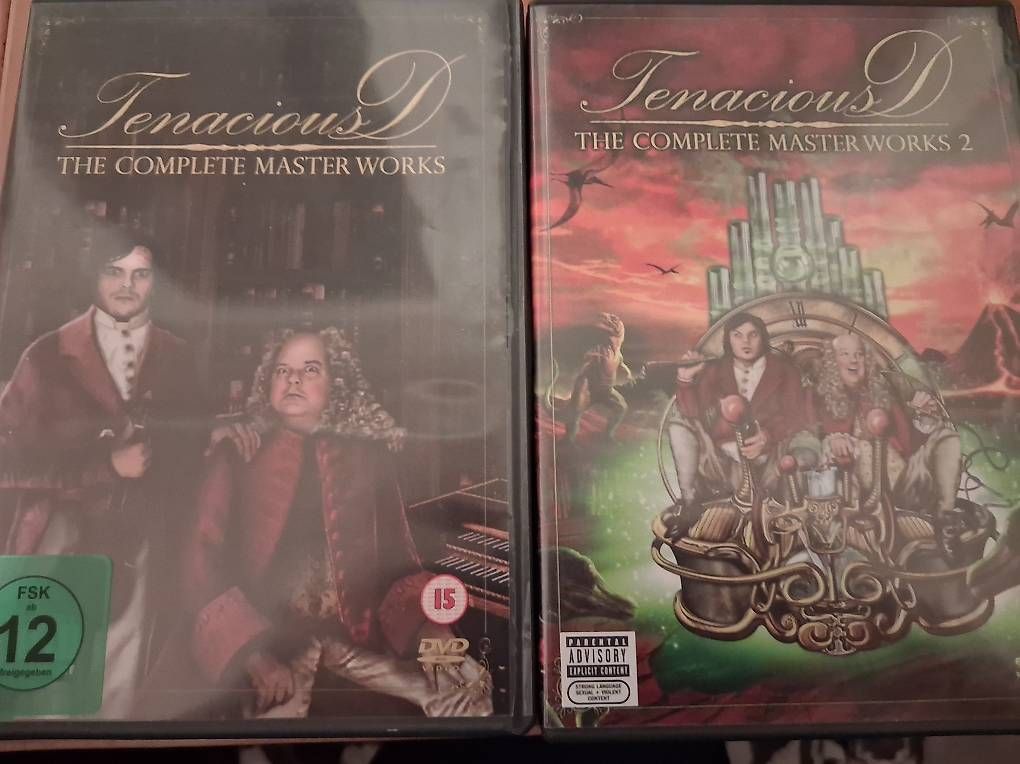 Alle DVDs: Tenacious D - complete Masterworks 1&2 DVD – Gebraucht aus Niederönz von bea_fn77