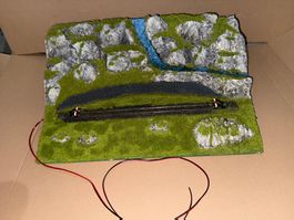 Modelleisenbahndiorama Programmiergleis H0