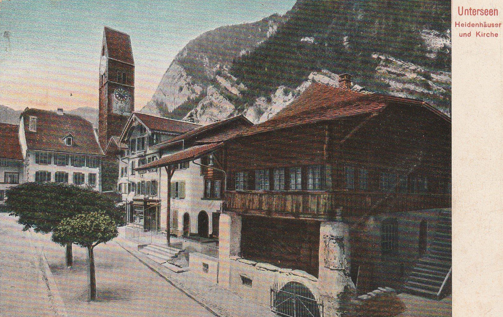 Cartoline postali: BE -Unterseen -Karte ungelaufen – Usato da uttwil venduto da Koehlerfred