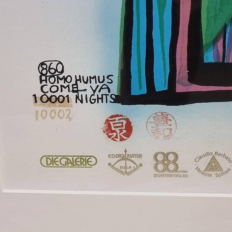 Grafica & Litografie: Hundertwasser HOMO HUMUS – Usato da Wetzikon ZH venduto da Alpari 1