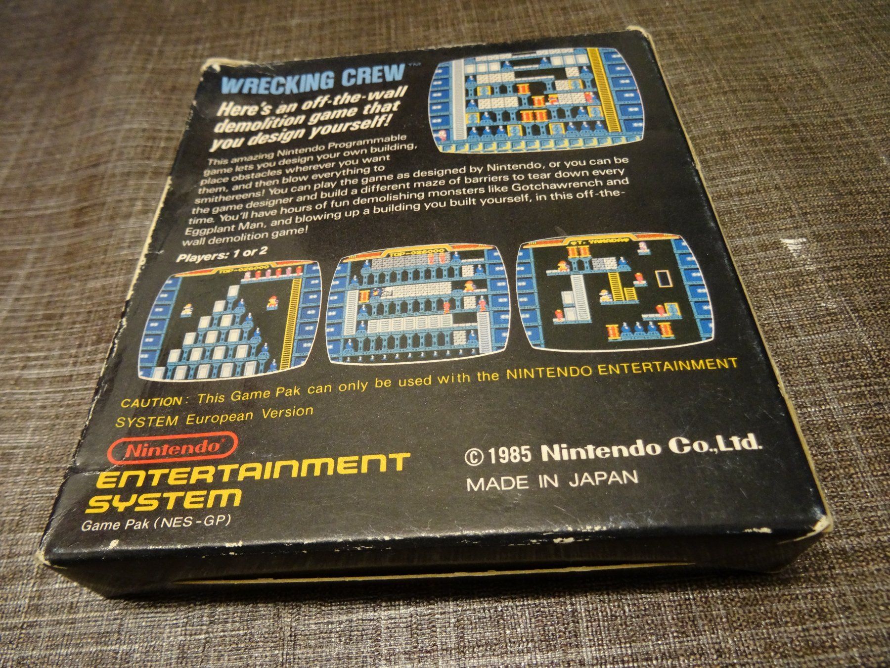 Nintendo Giochi: Wrecking Crew NES OVP – Usato da Olten venduto da Disc-Ausverkauf 1