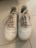 Weisse Puma Turnschuhe, gebraucht, Grösse 42, Top Deal!