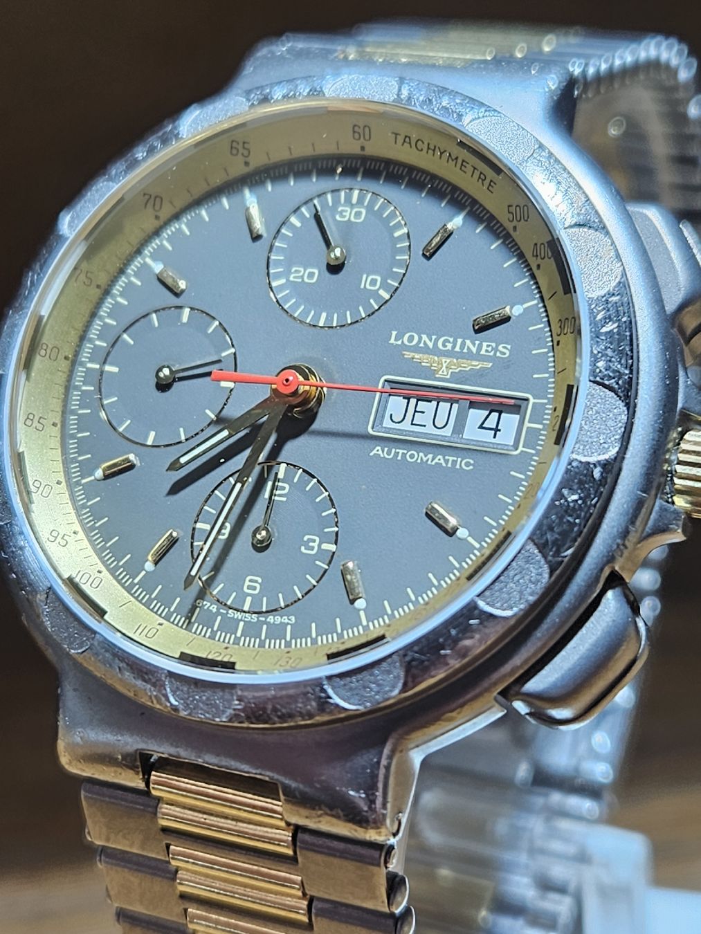 Longines Orologi: Longines Conquest Automatic Herrenuhr Chronograph 40mm – Usato da Flamatt venduto da pie_f9zm 3