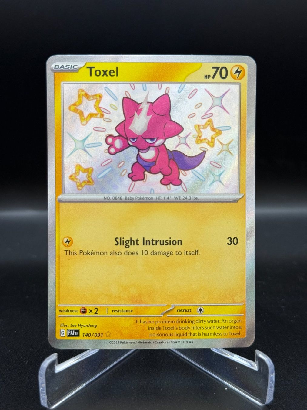 Pokémon Carte collezionabili: Toxel (PAF 140) - Shiny – Usato da Birmensdorf ZH venduto da SnorlaxMail