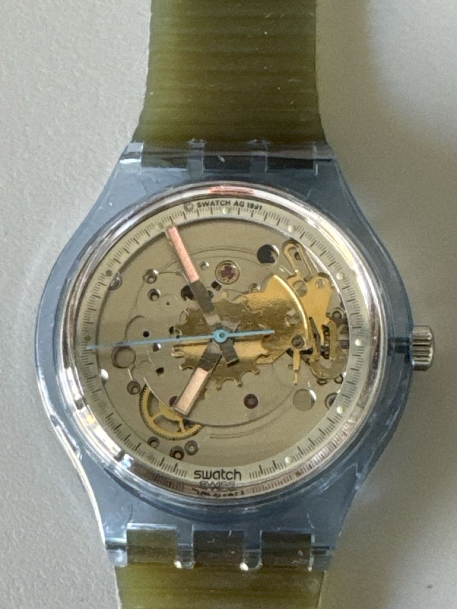 Swatch Orologi: Swatch Automatic 1991  SAN100  Blue Matic – Usato da Zürich venduto da Smarties13 1