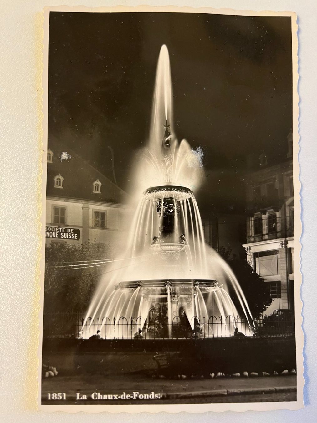 Cartoline postali: Ansichtskarte La Chaux-de-Fonds, ca. 1940er – Usato da Wettingen venduto da _Nordliechtli_