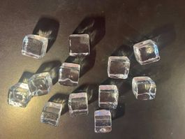 Glaçons en verre / pierres à whisky