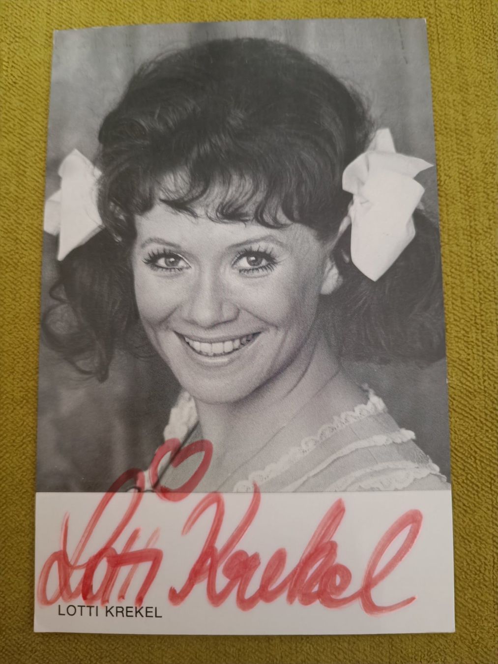 Autografi: Lotti Krekel - verstorben - handsigniert – Usato da Menziken venduto da Autogramme