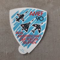 Aufkleber Schweizer Luftwaffe AMEF 90