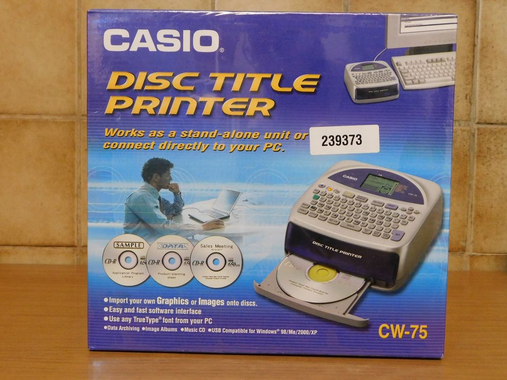 Casio Disc Title Printer Kaufen auf Ricardo
