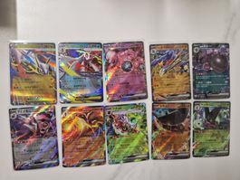 10x Pokémon EX Karten Set (Koreanisch) – Mewtu etc.
