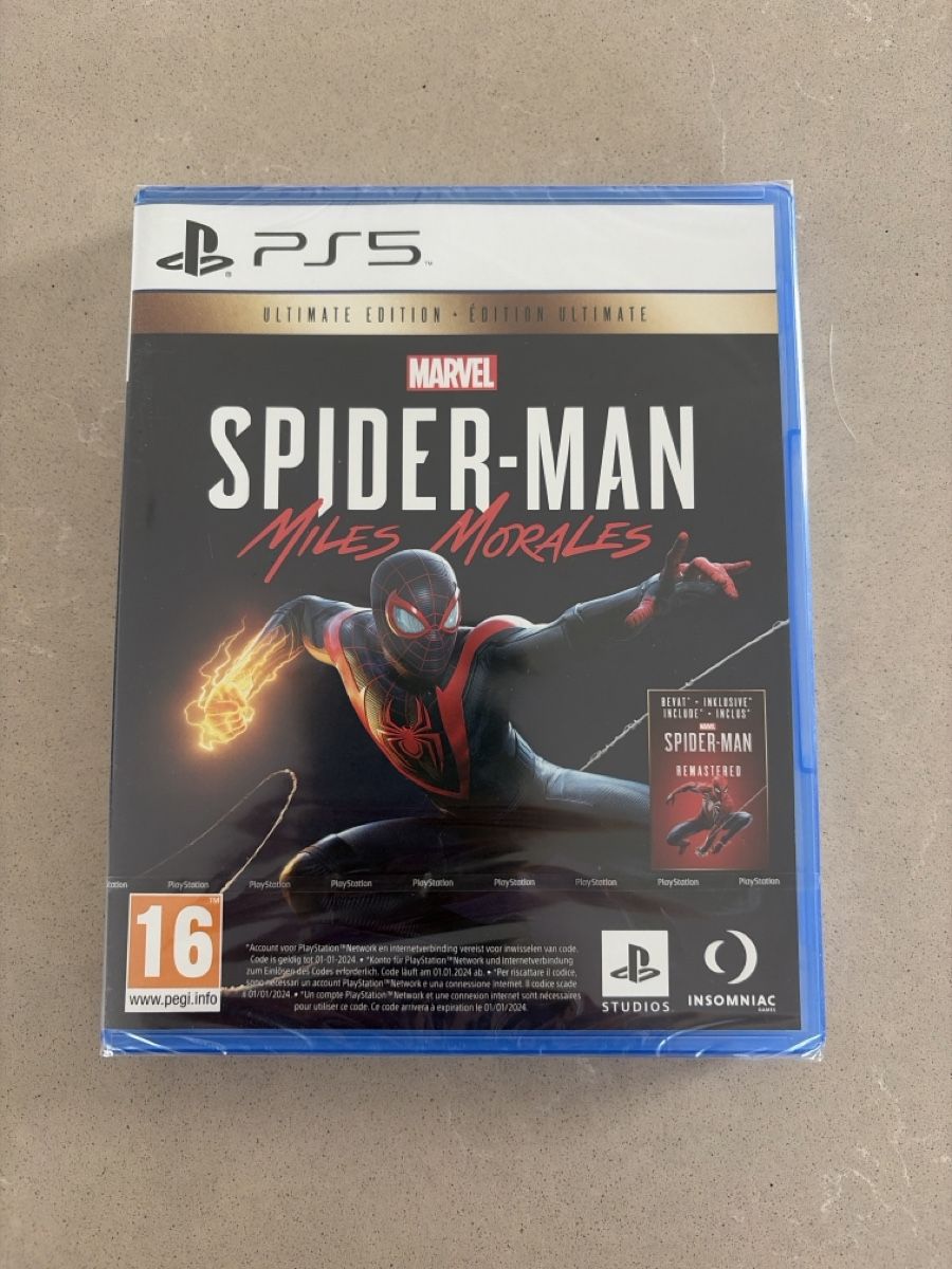 Marvel Giochi: PS5 Marvel Spider-Man Miles Morales Ultimate Edition neu – Nuovo e nell'imballaggio originale da Au ZH venduto da eac_gm25