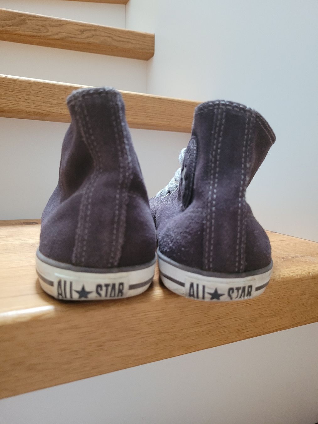 Converse Scarpe da donna: Damen Converse, Wildleder grau – Usato da Bennau venduto da Moonshine_68 4