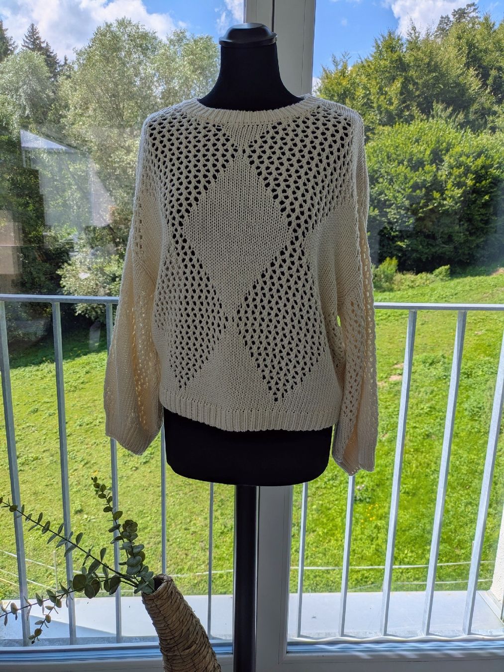 Maglioni & Felpe: EMME Marella Strickpullover, creme weiss, Grösse L – Usato da Safnern venduto da Klein_aber_fein