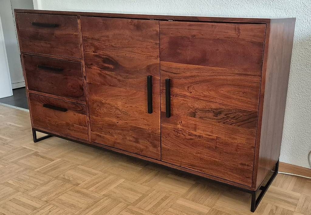 Cassettiere: Sideboard Akazie braun – Nuovo (secondo la descrizione) da bern venduto da sommer89 2