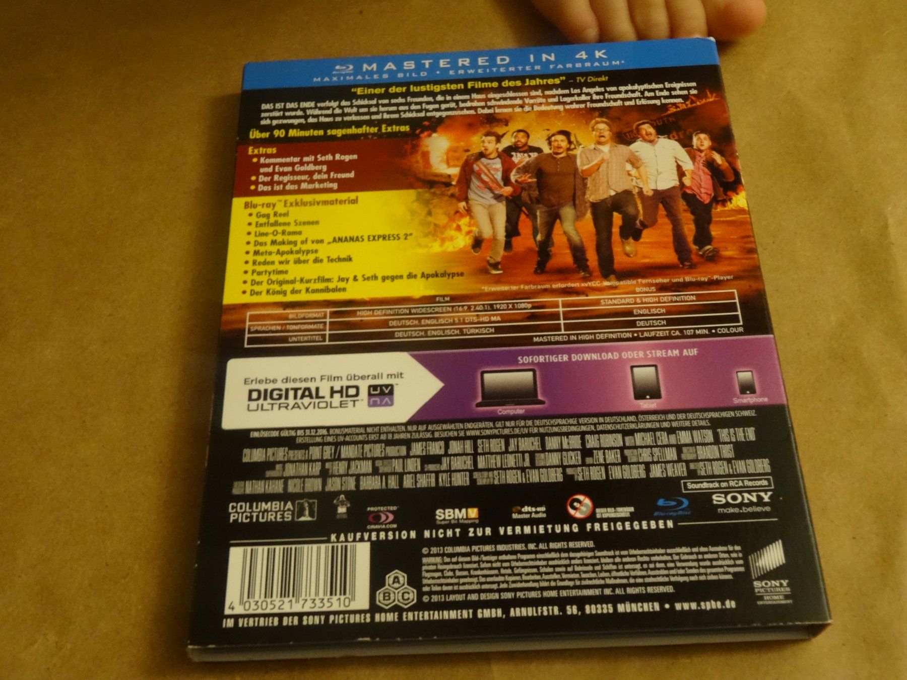 Tutti i DVDs: Das ist das Ende BLU-RAY – Usato da Olten venduto da Disc-Verkauf 1