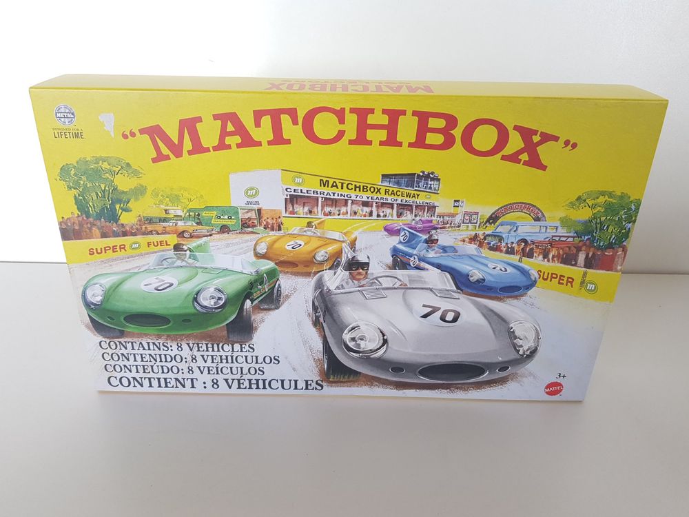 Matchbox 70. Jubiläums Sammler-Set 8 Fahrzeuge (neu, ovp) | Kaufen auf
