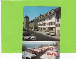 Hotel Krone Murten-Terrasse-Oldtimer