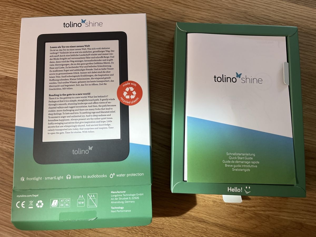 Tolino Tablettes PC: Tolino Shine E-Reader | Wie Neu – Neuf avec emballage d'origine à Wünnewil par mad_kj6t 2