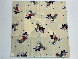 Vintage 80s Kissenbezug Mickey Walt Disney made in france