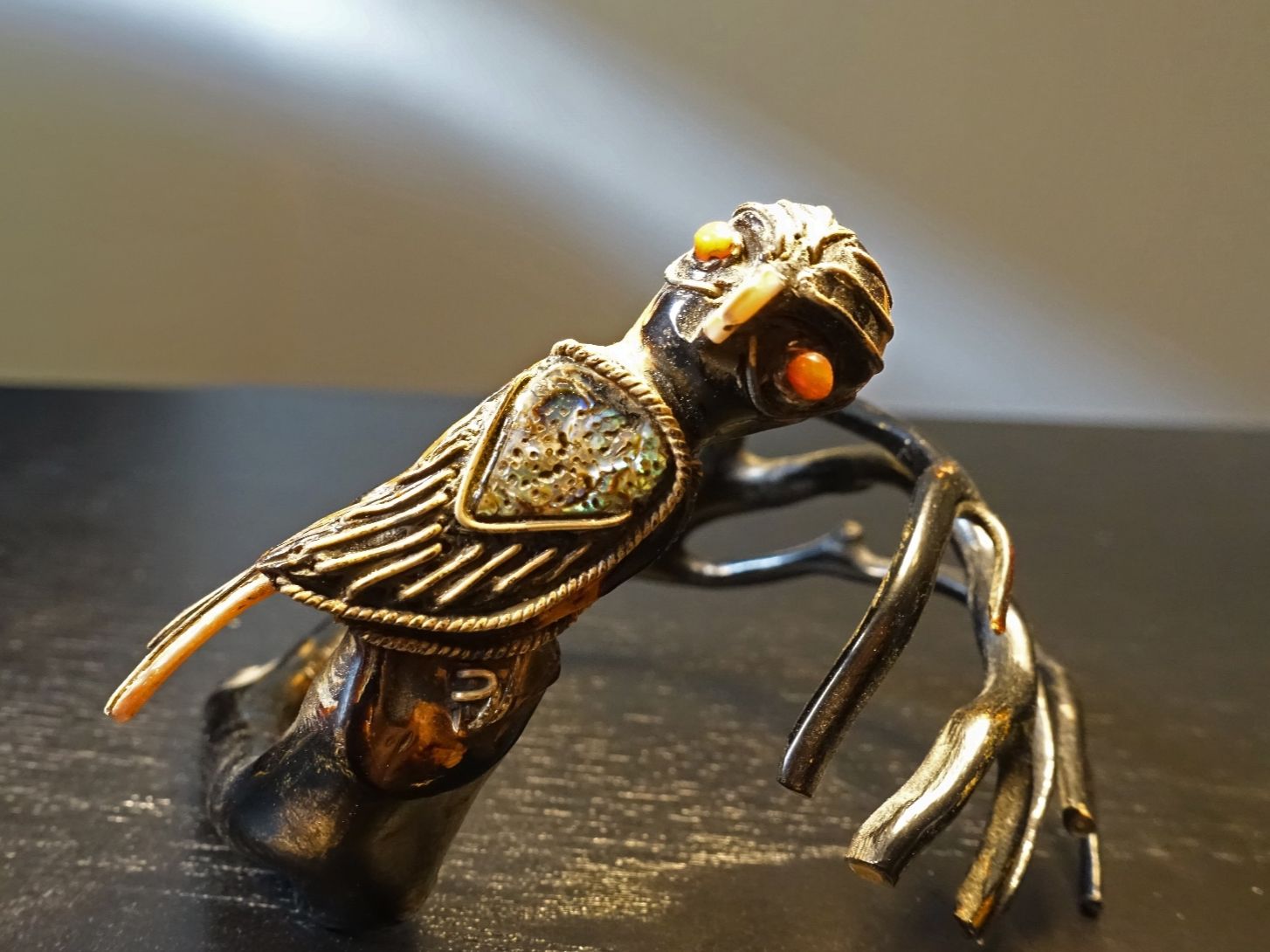 Bracciali & Braccialetti: Einzigartiger Armreif aus Koralle mit Eule – Usato da Russikon venduto da Eulenfeder 6