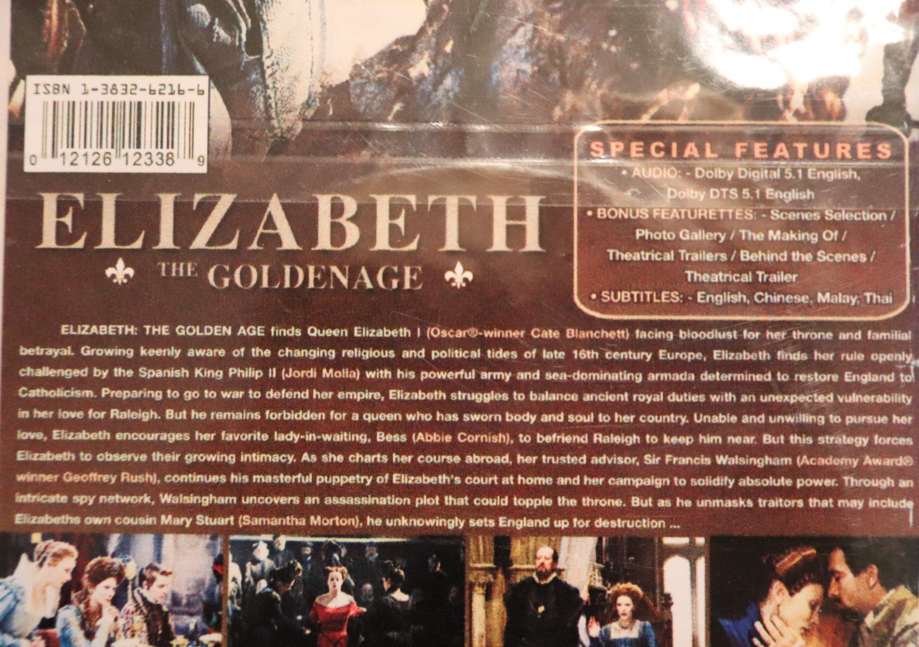 Tutti i DVDs: Elisabeth - Regie Shekhar Kapur – Nuovo e nell'imballaggio originale da Glattfelden venduto da Sirax 3