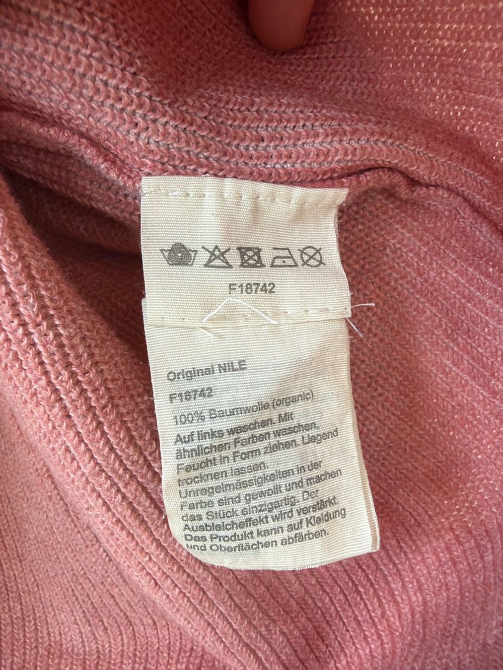 Nile Maglioni & Felpe: NILE Strickpullover rosa, Bio-Baumwolle, Gr. M – Usato da Neukirch an der Thur venduto da foundby. 3