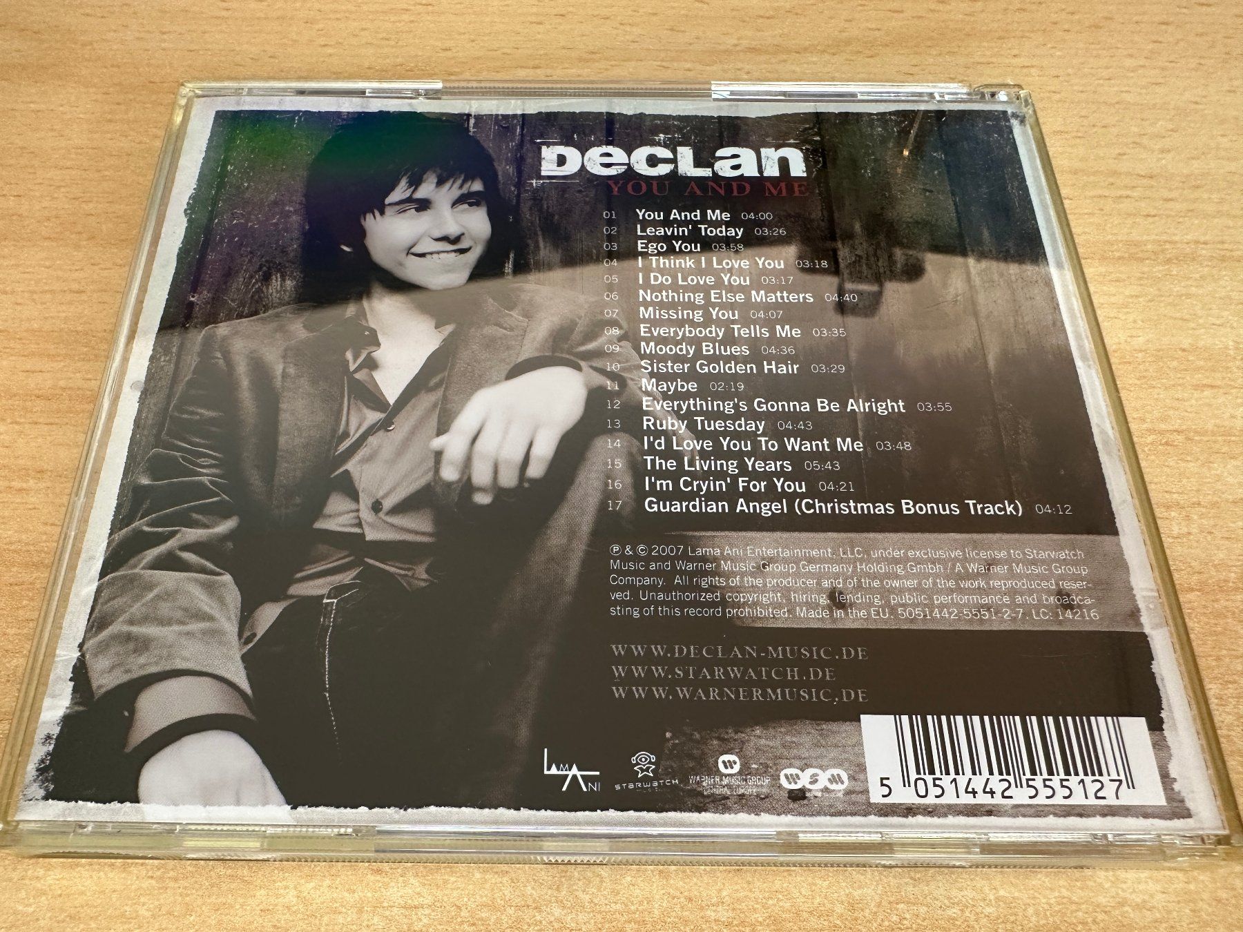 CD: I5 Declan – You And Me – Usato da Rikon im Tösstal venduto da Alpenmutz 1