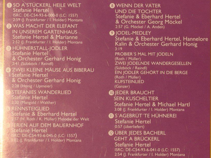 CD: Stefanie Hertel – Ihre Schönsten Lieder – Usato da Luzern venduto da CONTENTI 3