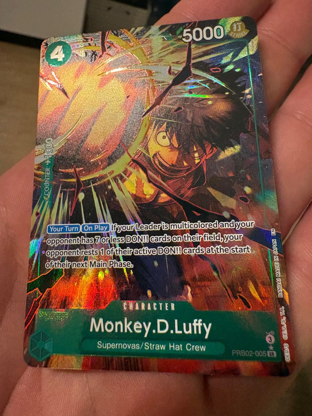 Bandai Cartes à collectionner: Monkey.D.Luffy - PRB02-005 – Neuf (Voir description) à Kaltbrunn par Mr_Alboss 1
