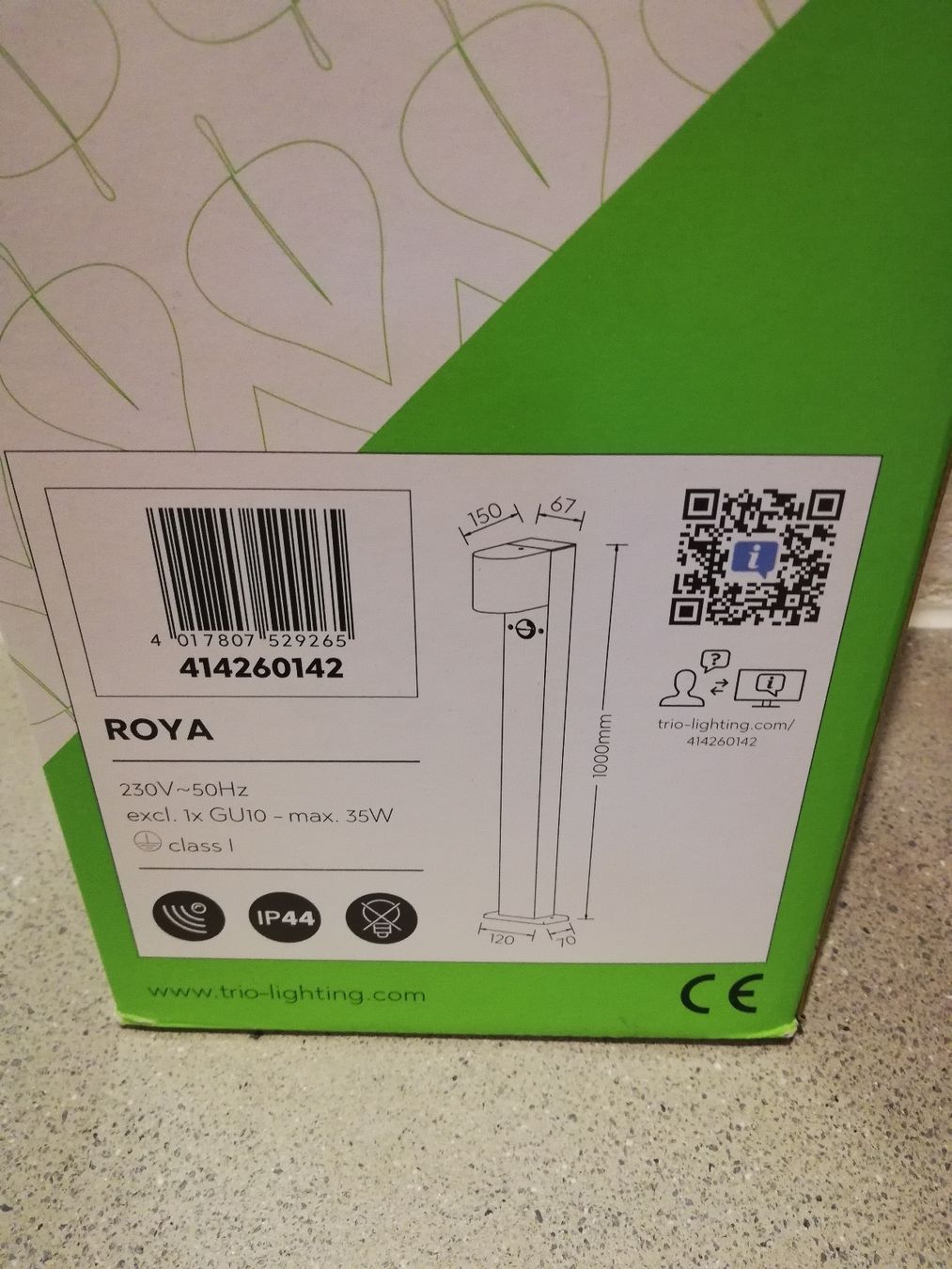 Lampade: Garten Standleuchte ROYA anthrazit Bewegungsmelder IP44  – Nuovo (secondo la descrizione) da Näfels venduto da FabioM87 6