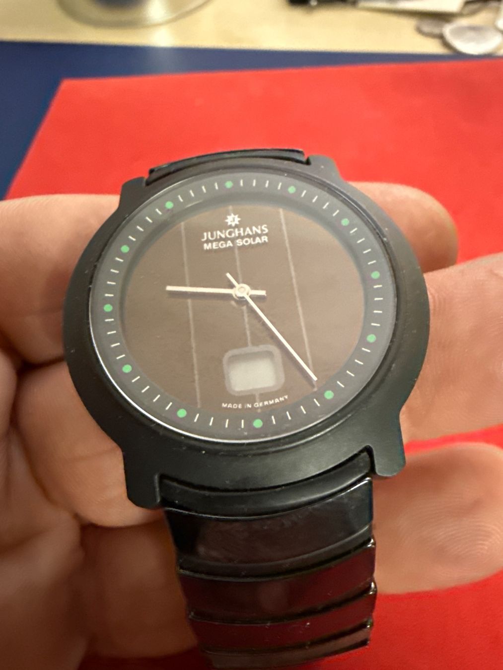 Junghans Orologi: Junghans Mega Solar 39 mm – Difettoso da Pfeffingen venduto da Allhandelklgwatches