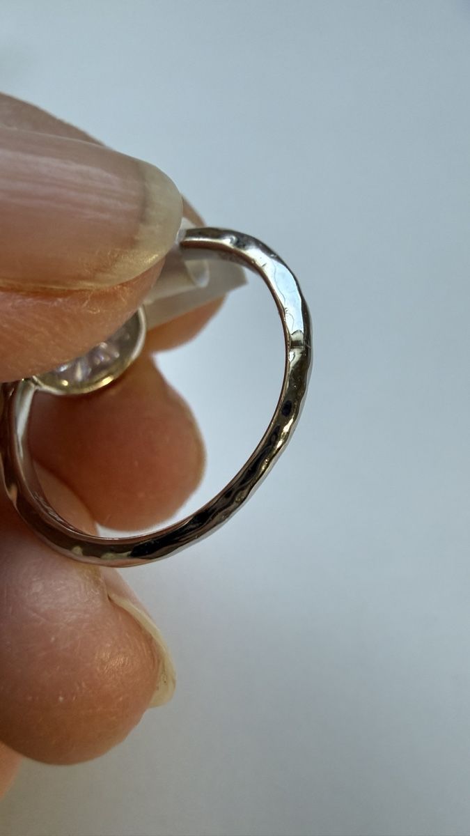 Anelli: Silberring mit lila Zirkonia, Gr57 – Nuovo e nell'imballaggio originale da Ebikon venduto da Leonidas2 6