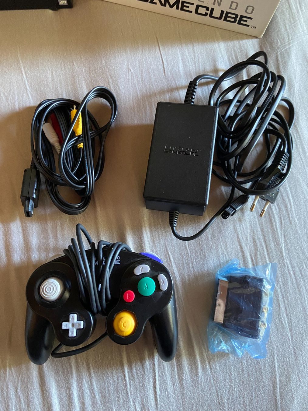 Nintendo Konsolen: Nintendo Gamecube in OVP inkl. Controller, Memory Card, Game – Gebraucht aus Balsthal von  5