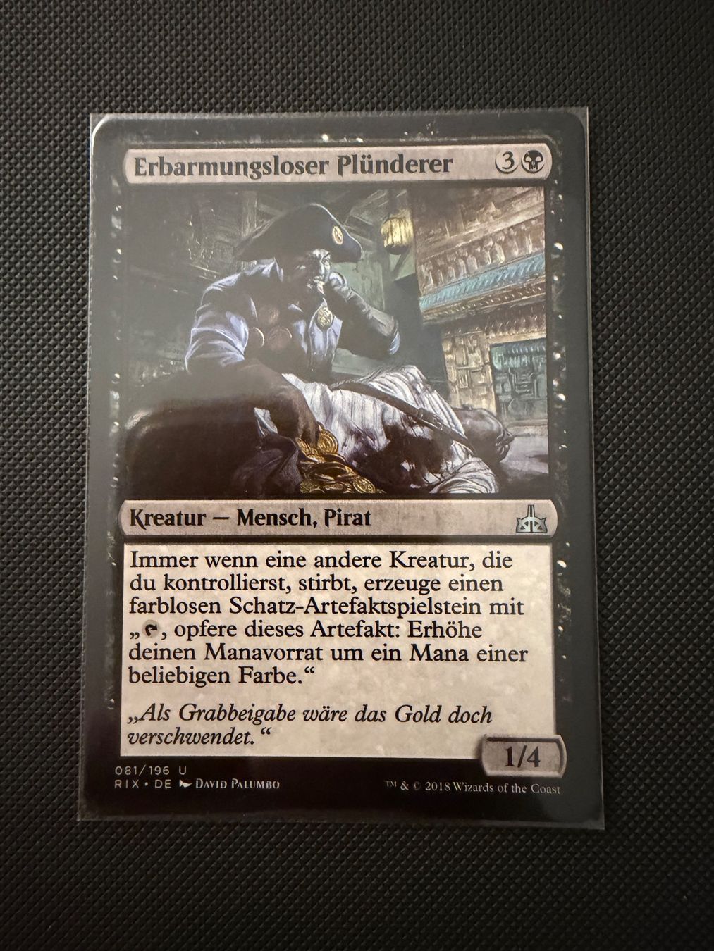 Magic The Gathering Sammelbilder & Trading cards: Erbarmungsloser Plünderer – Gebraucht aus Ulisbach von joelsj