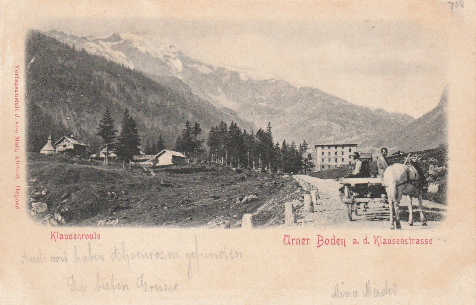 Cartoline postali: Urnerboden – Usato da Rorschacherberg venduto da fratovi2