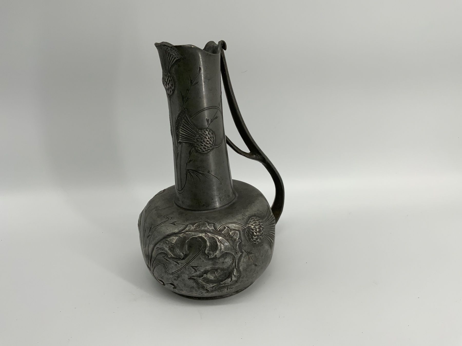 Caraffe: Jugendstil Krug aus Zinnblech – Usato da Erlach venduto da silvia3235 5