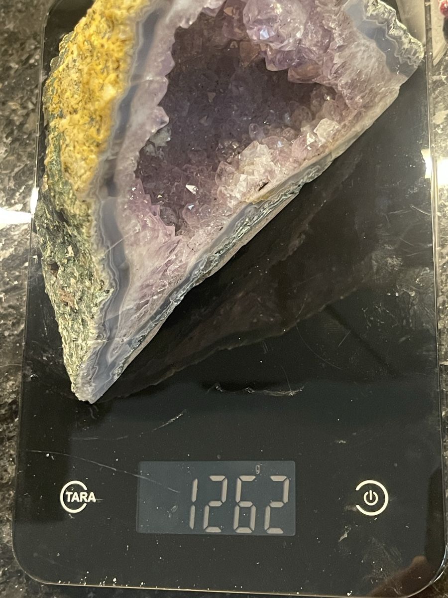 Mineralien & Heilsteine: Géode de quartz violet (Améthiste) – Gebraucht aus Le Landeron von Ayriss 5