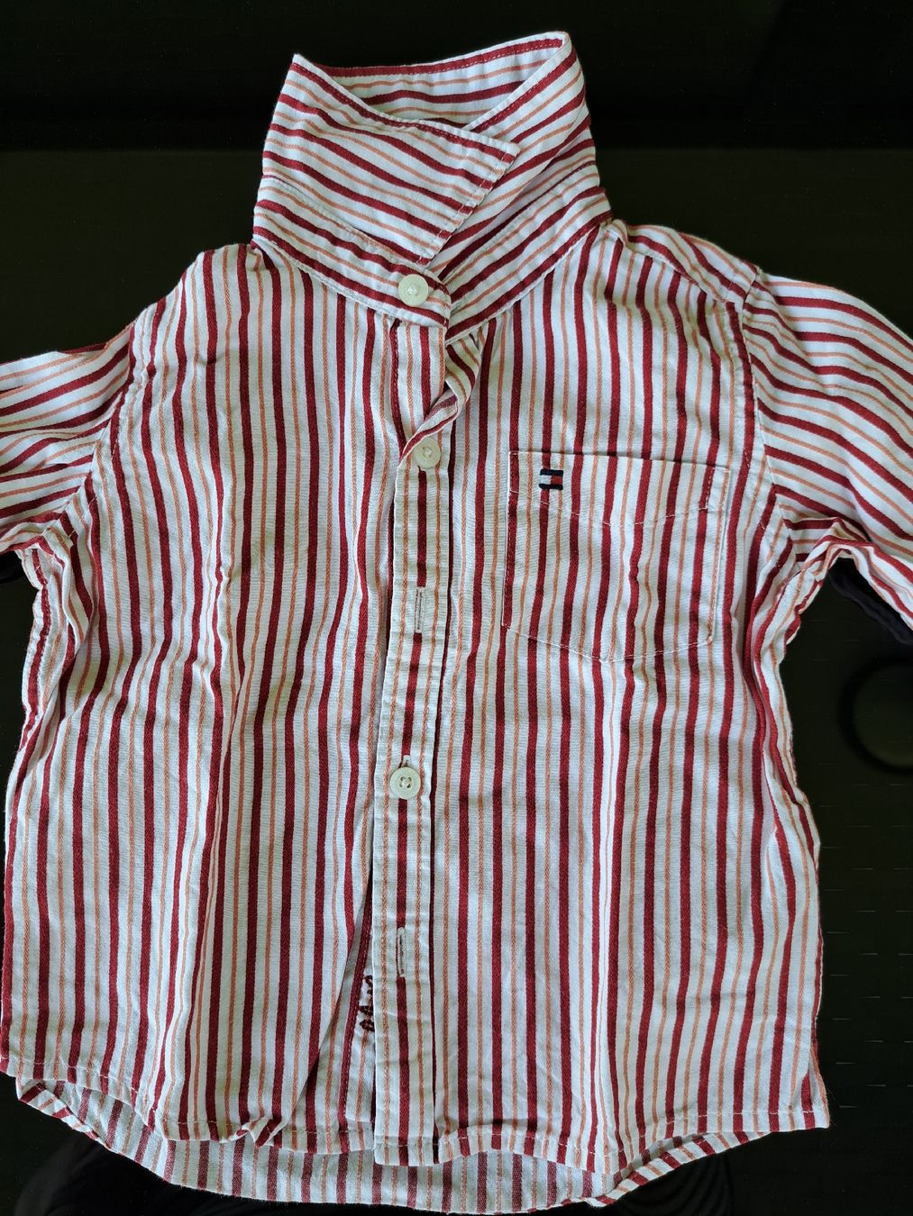 Tommy Hilfiger Camicie, T-shirt & Polo: Tommy Hilfiger Hemd Gr. 80 Gestreift – Usato da Bergdietikon venduto da Staphylococcus 1