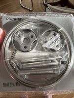 IKEA DIGNITET Gardinendrahtseil-Set Edelstahl Neu